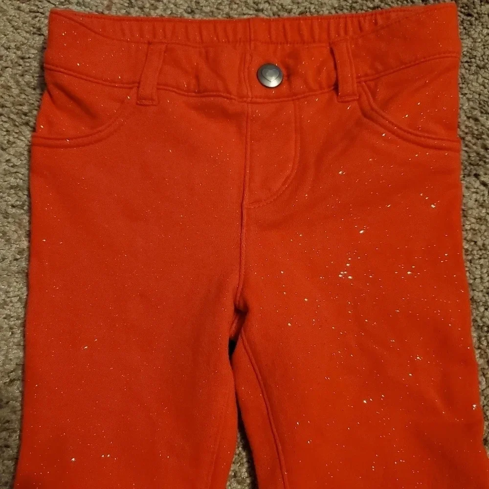 The Children's Place Red Glitter Pants 2T